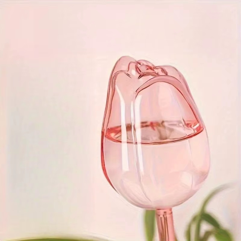 Pink Tulip Plant Watering Balls, Suitable for Indoor and Outdoor Plants, Automat