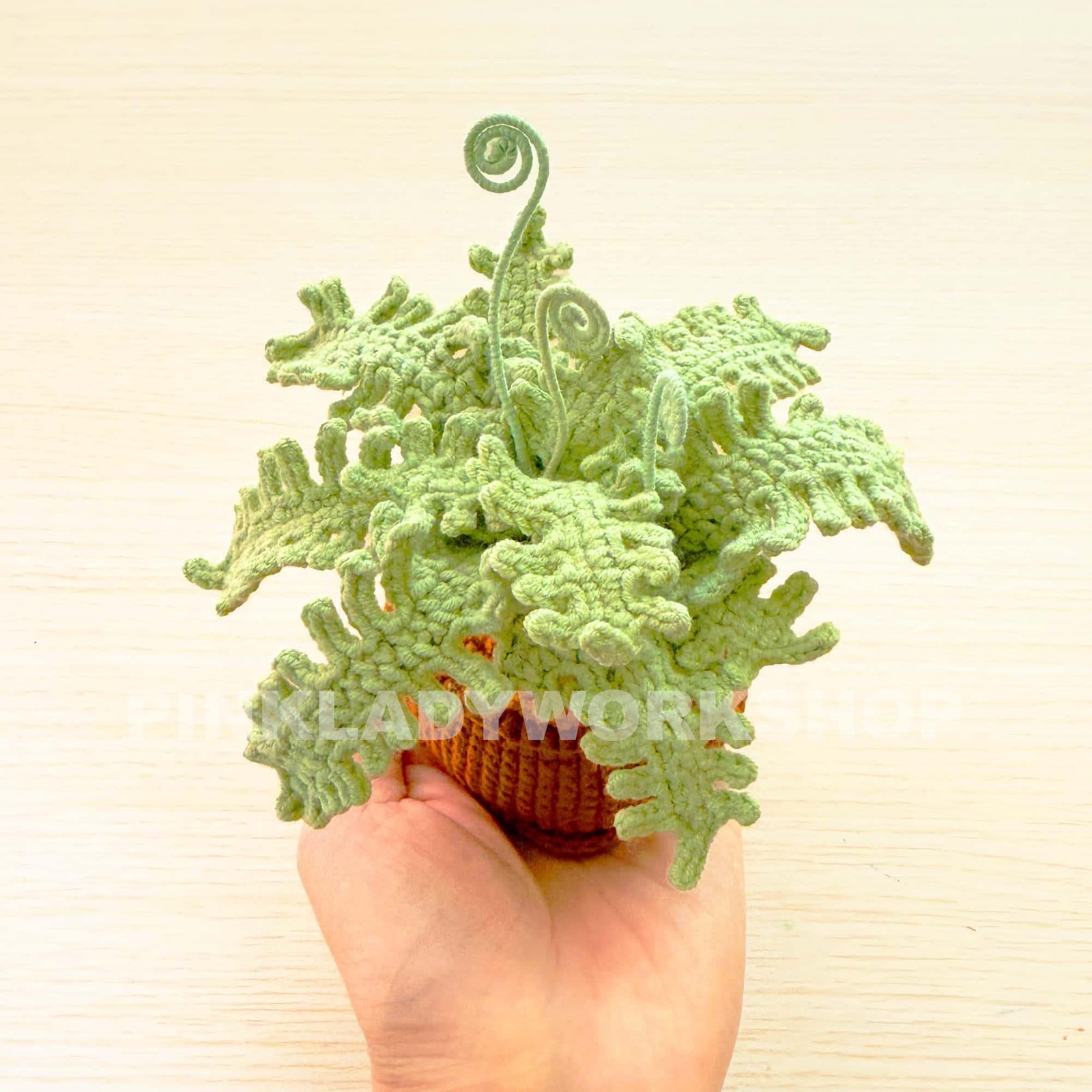 Handmade Crochet Plant: Monstera, Succulent, Fern