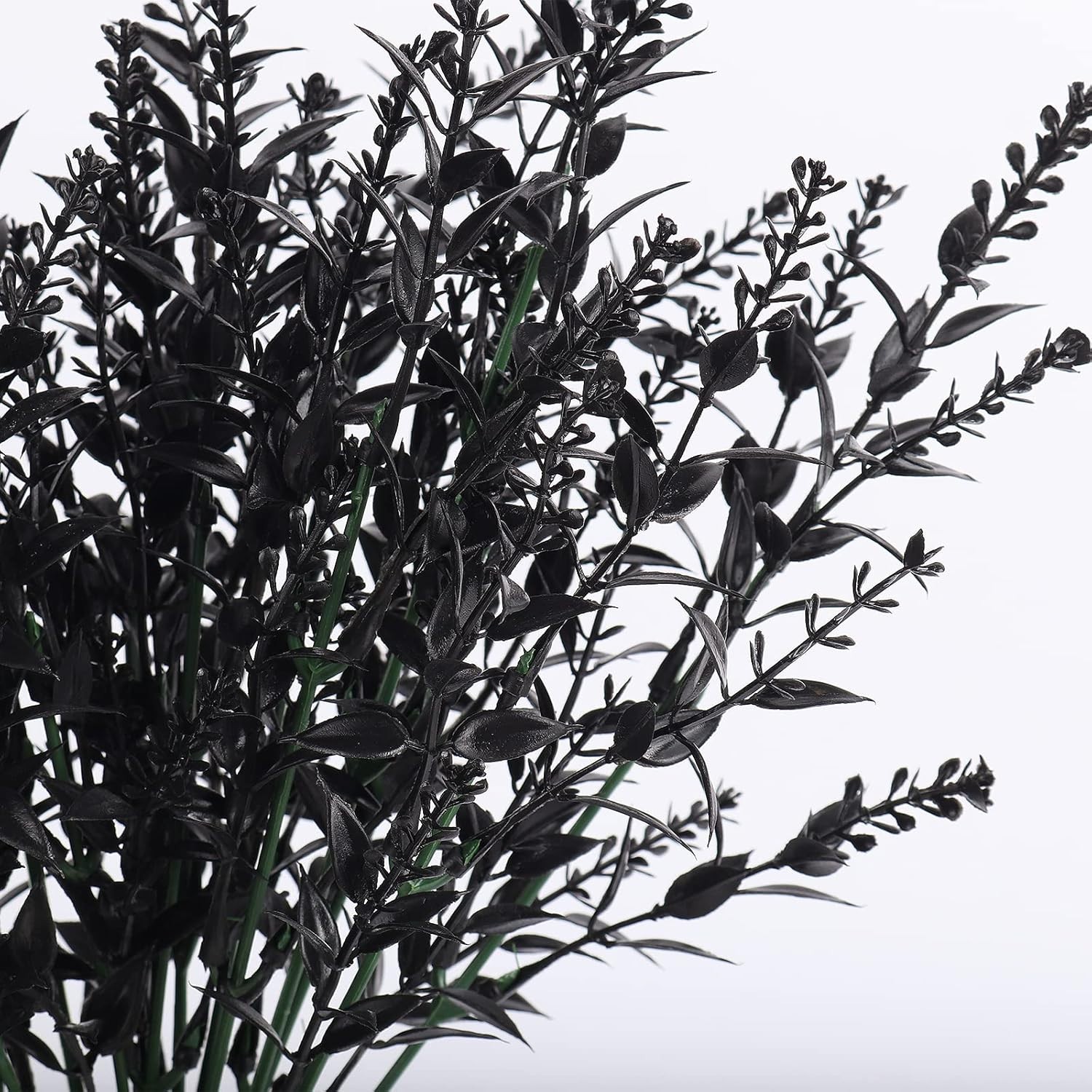 Charming Fake Lavender Flowers with Green Stems – 12 Bundles
