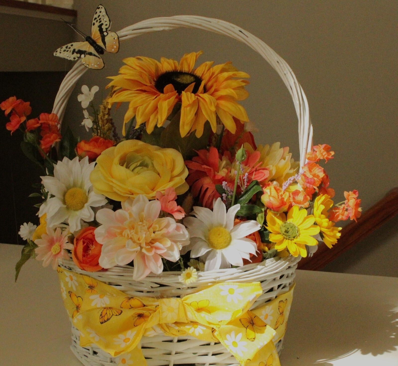 Sunny Day Flower Basket
