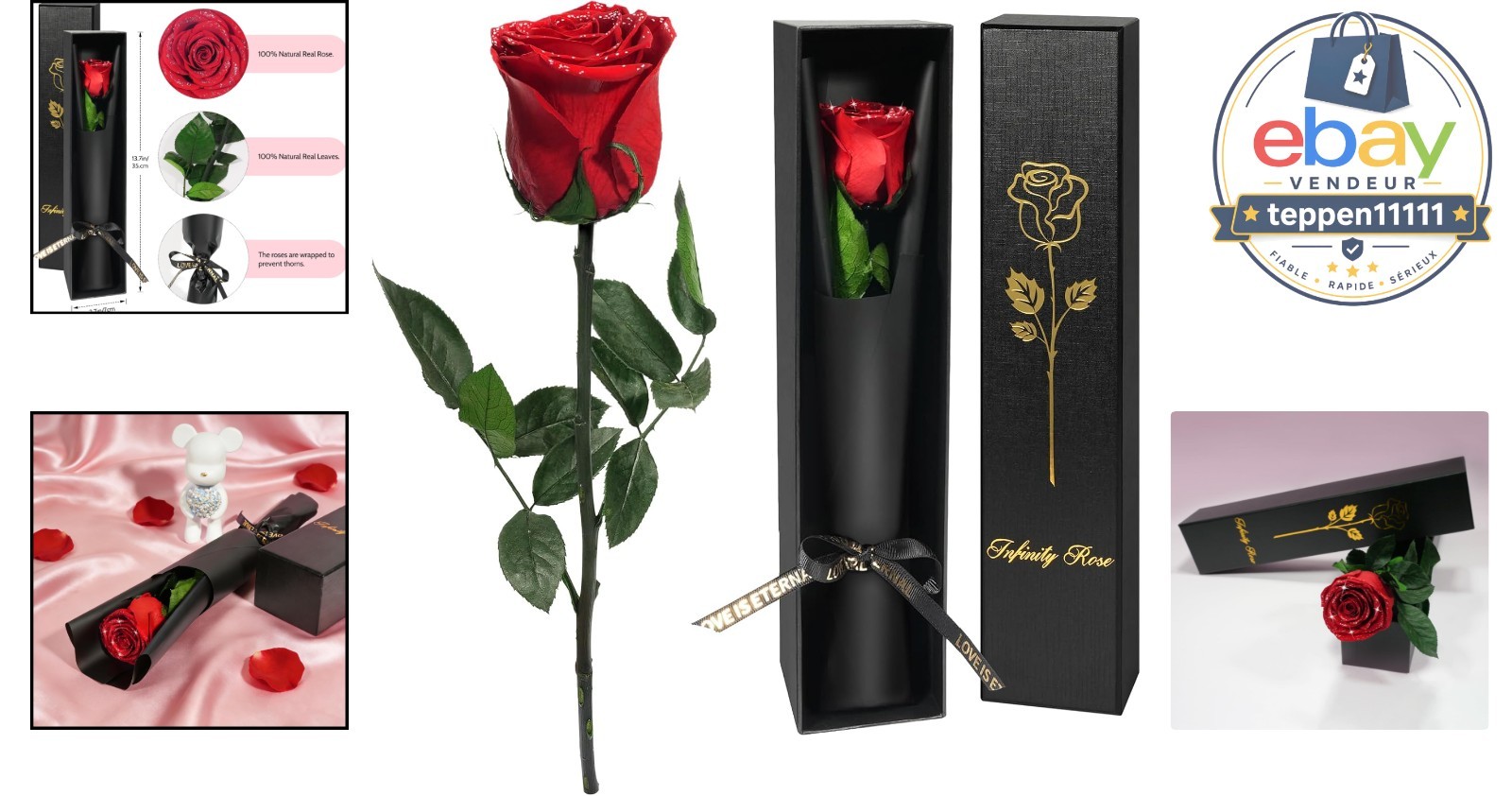 Preserved Flower Rose Gifts for Women, Birthday, Mother’s Day, Valentine’s Day