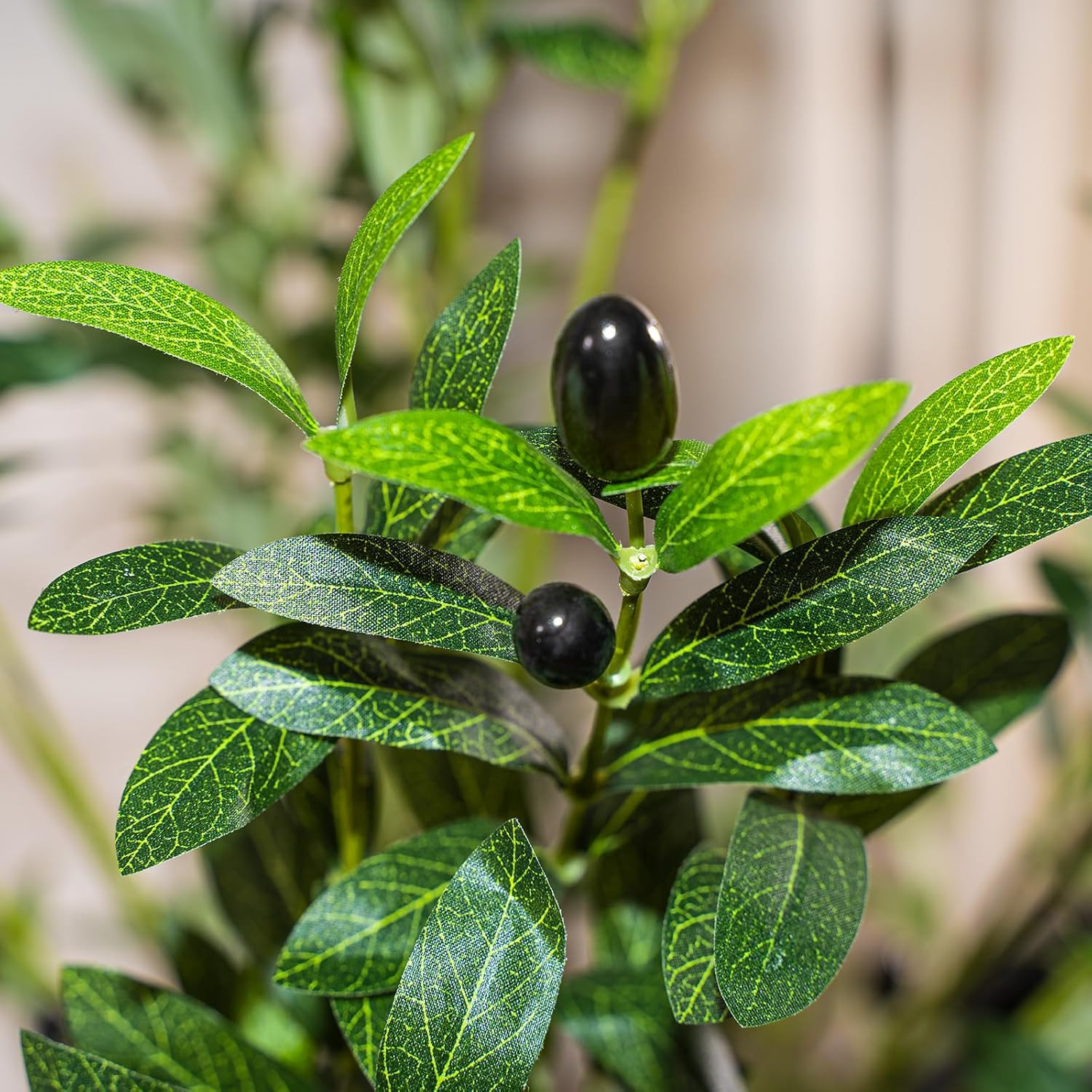 6ft Faux Olive Tree, Artificial Olive Tree Indoor, High Imitation Silk Plant Fak