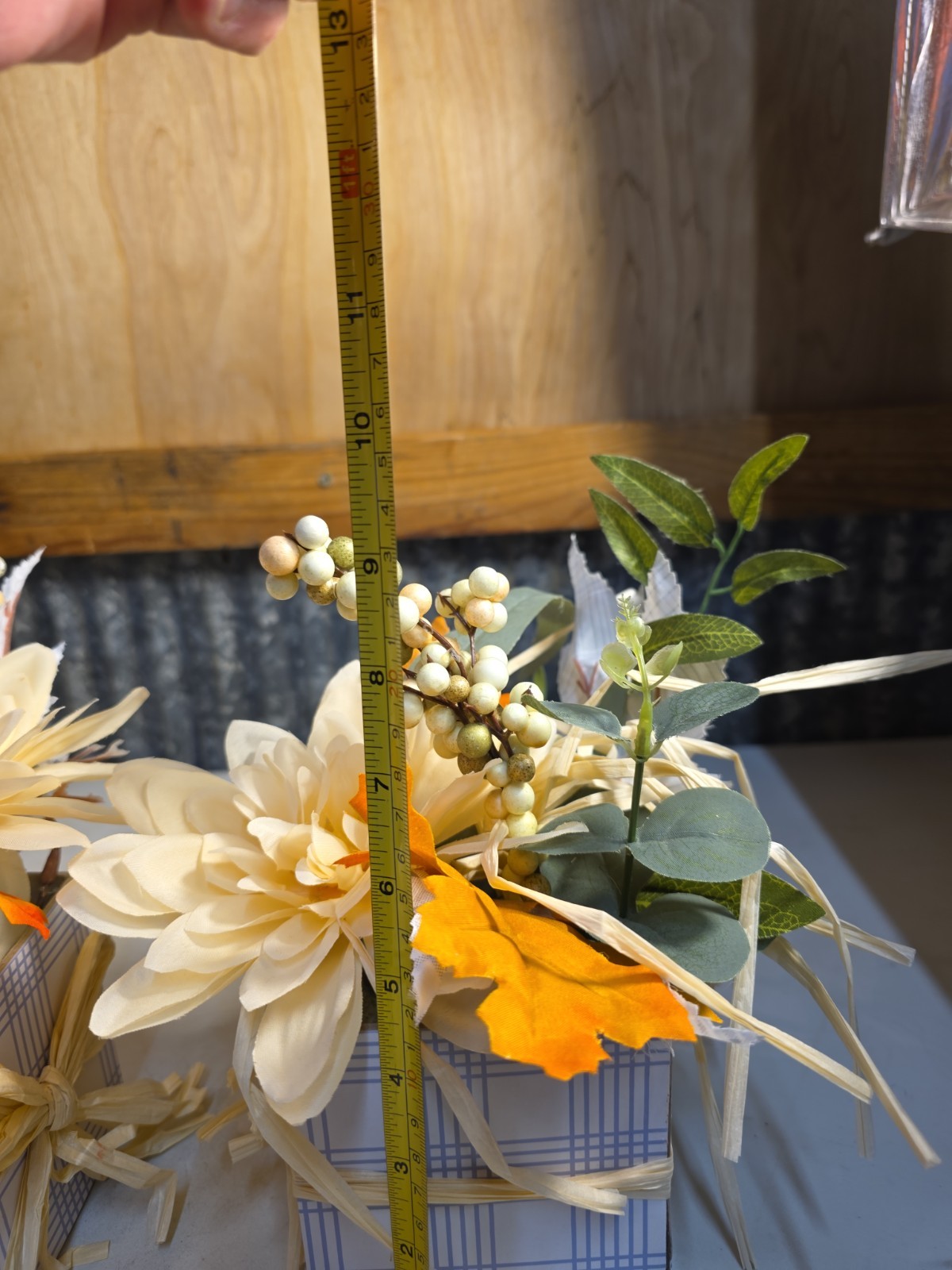 Artificial flowers Bouquet In A Box, Fall & Winter. Set Of 2,