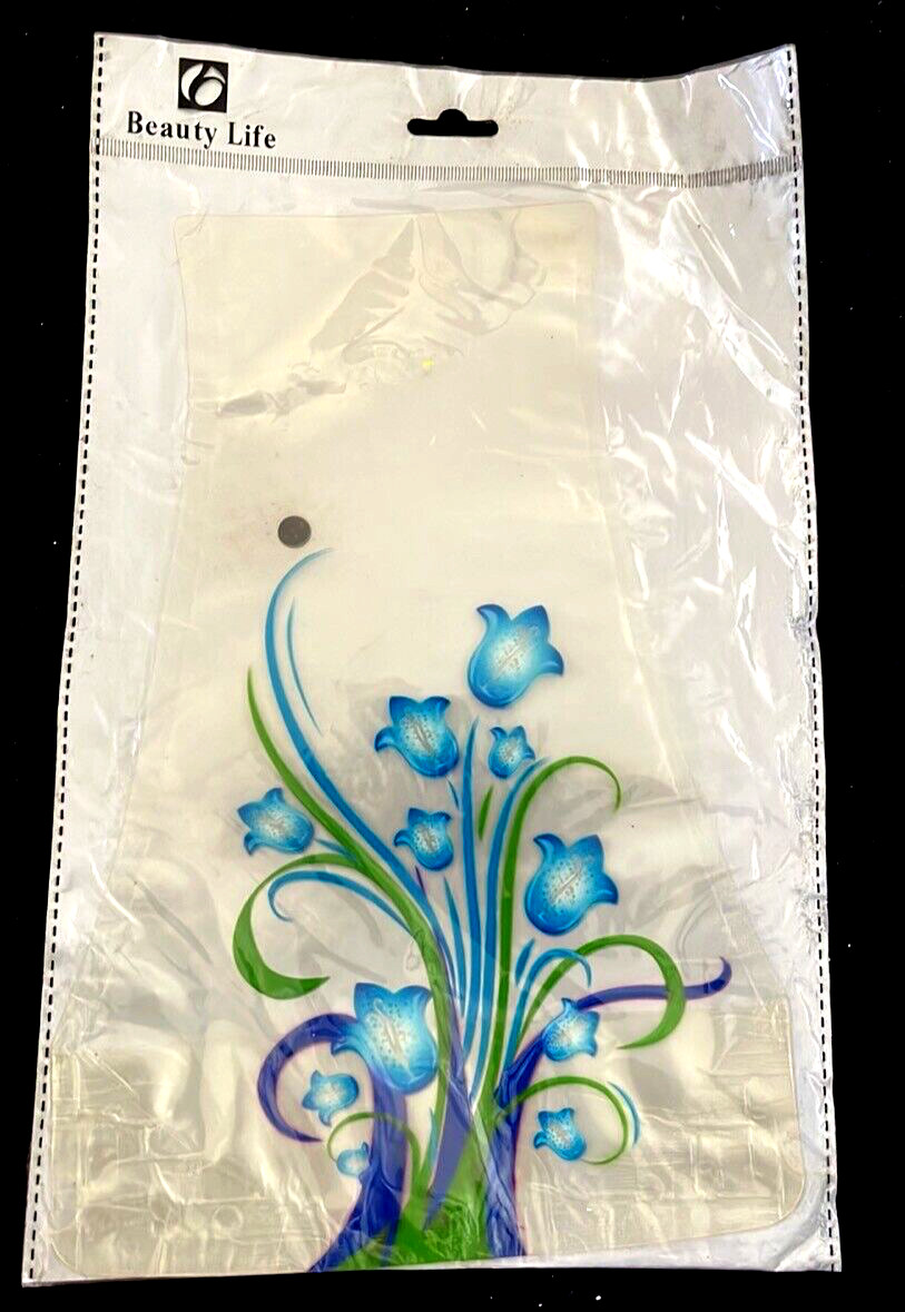 NEW 60 LARGE FOLDING PLASTIC VASES WHOLESALE TRANSPARENT ASSORTED/PATTERNS CLEAR