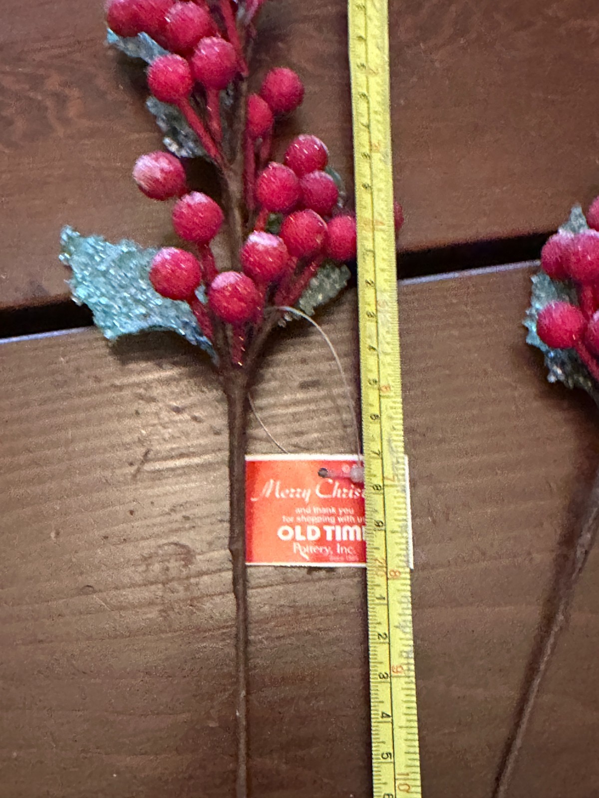 Set of 2 Holly Berry Picks or Sprays