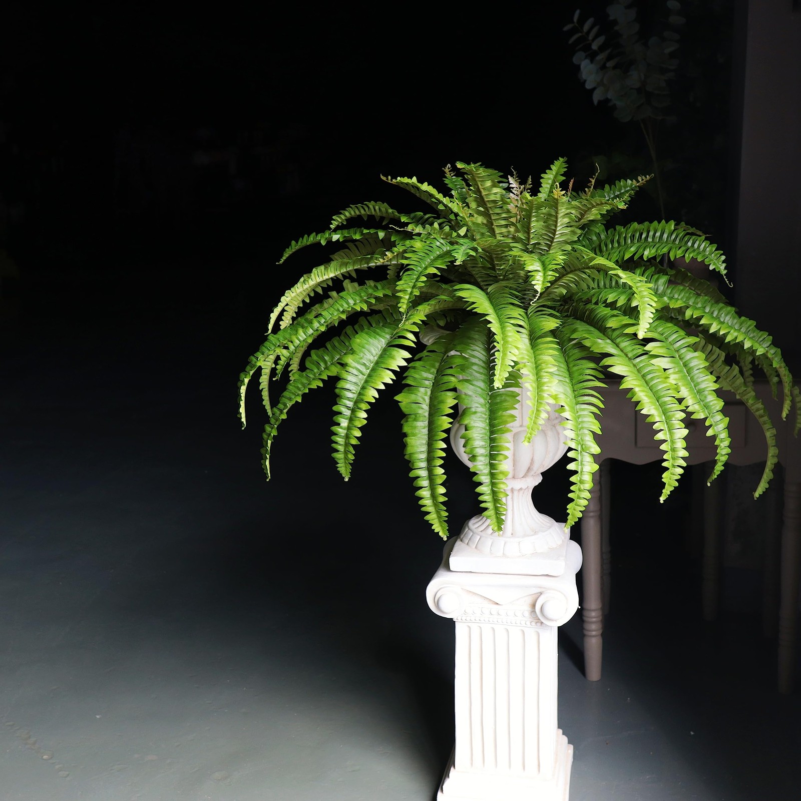Artificial Ferns for Outdoors & Indoors, 45″ Large Faux Ferns 57 Fronds Fake …