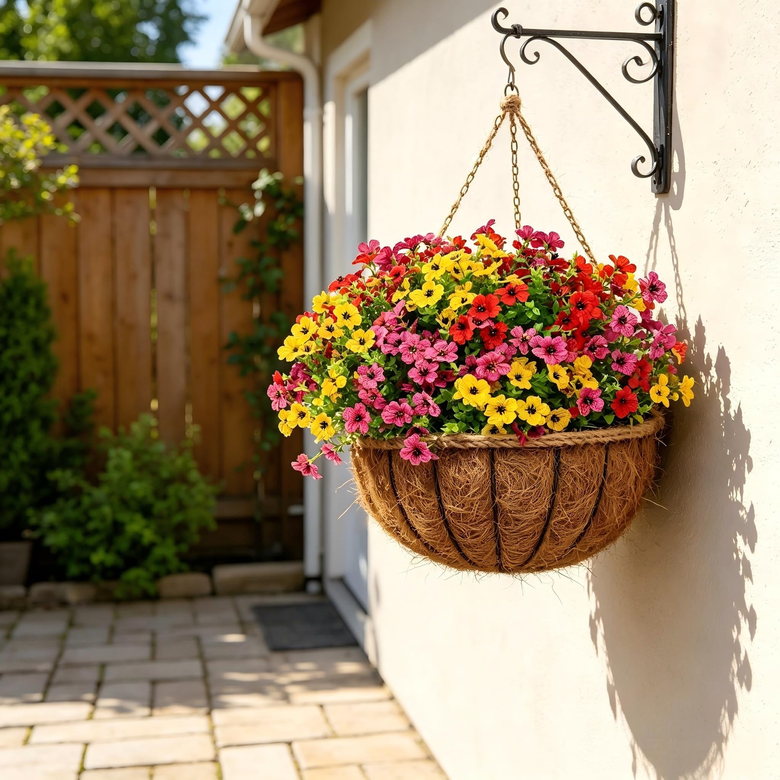 36 Bundles Artificial Flowers for Outdoors, UV Resistant Fake Plants Decor | …