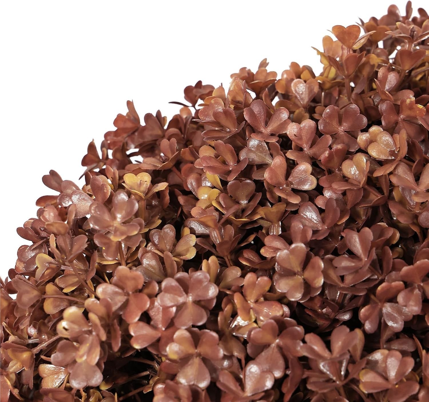24″ Artificial Boxwood Fall Topiary Trees Set of 2 UV Resistant Faux Plants