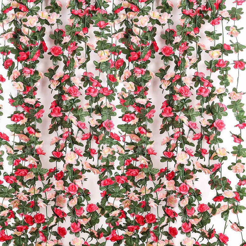 250CM Artificial Rose Flowers for Wedding Home Room Decoration Autumn Garden