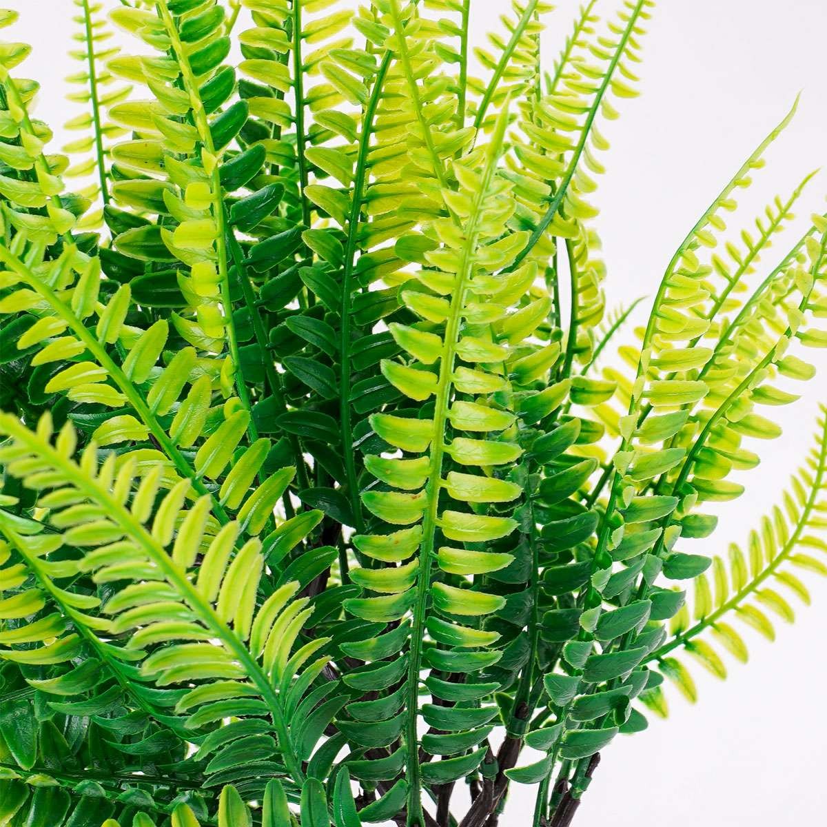 UV Resistant Artificial Fern Stake Fake Boston Fern Garden Patio Outdoor Decor