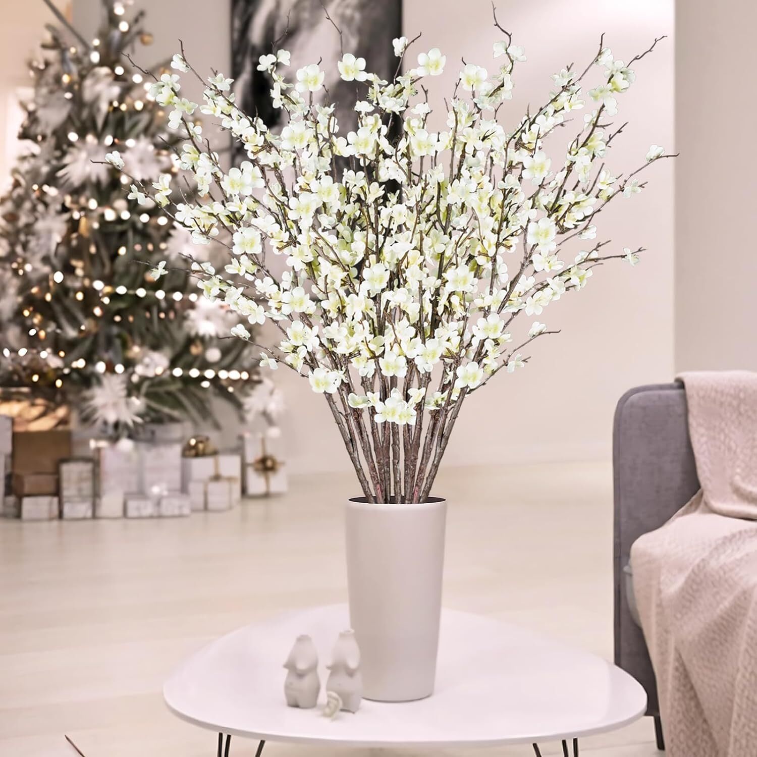 12 39-inch tall artificial cherry blossom stems
