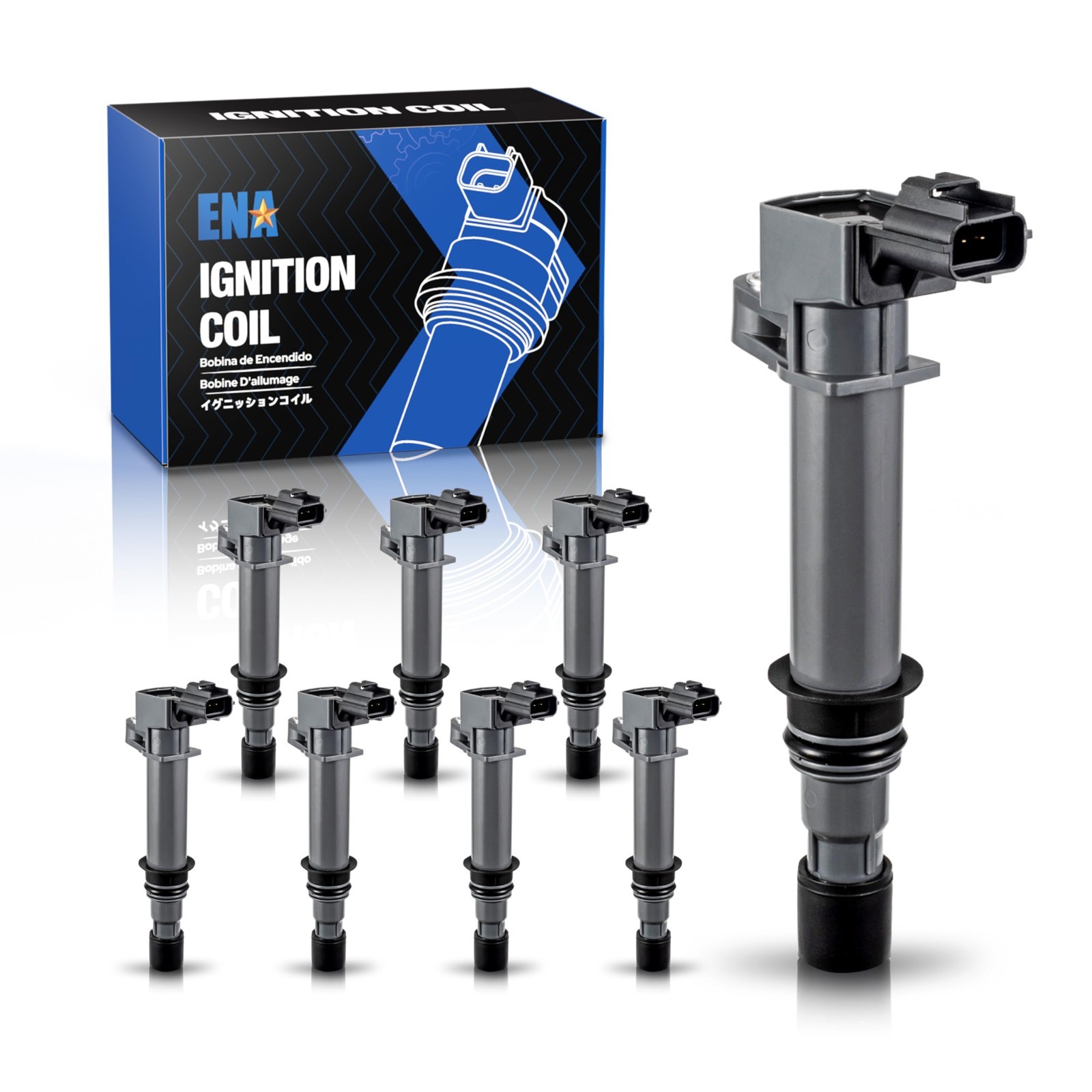 Set of 8 Ignition Coil Packs UF270 for Dodge Ram 1500 Jeep 4.7L V8 Durango Dakot