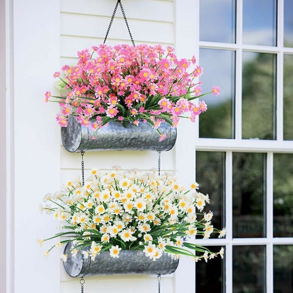 51 heads Artificial Flowers Plastic Plants In/Outdoor Wedding Home Garden Decor