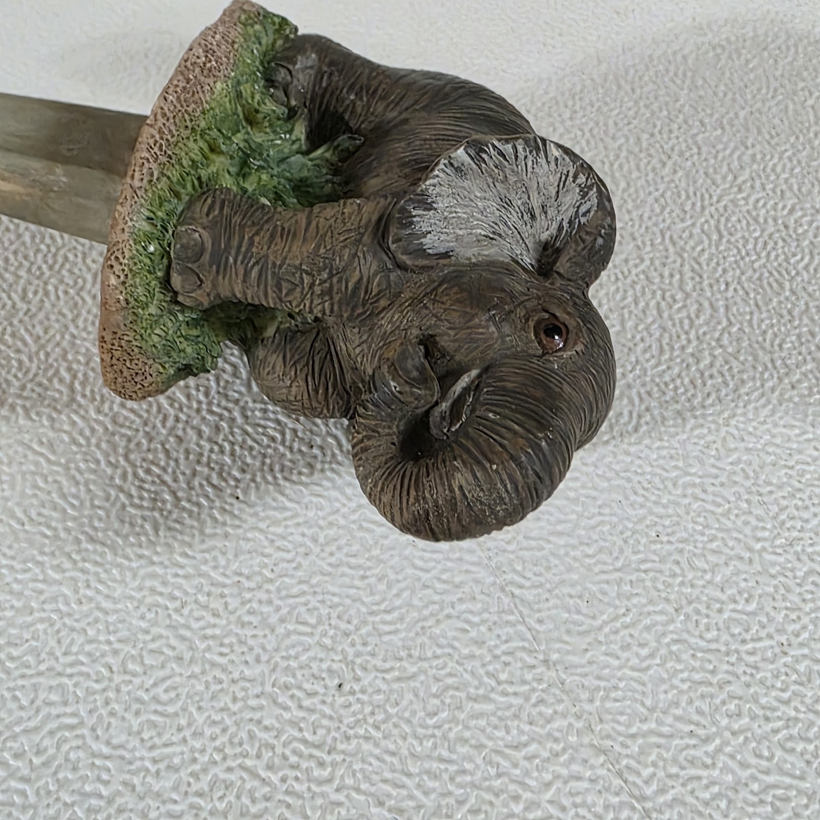 Elephant Figure Plant Pick Flower Pot Decor Indoor Outdoor Wide Post