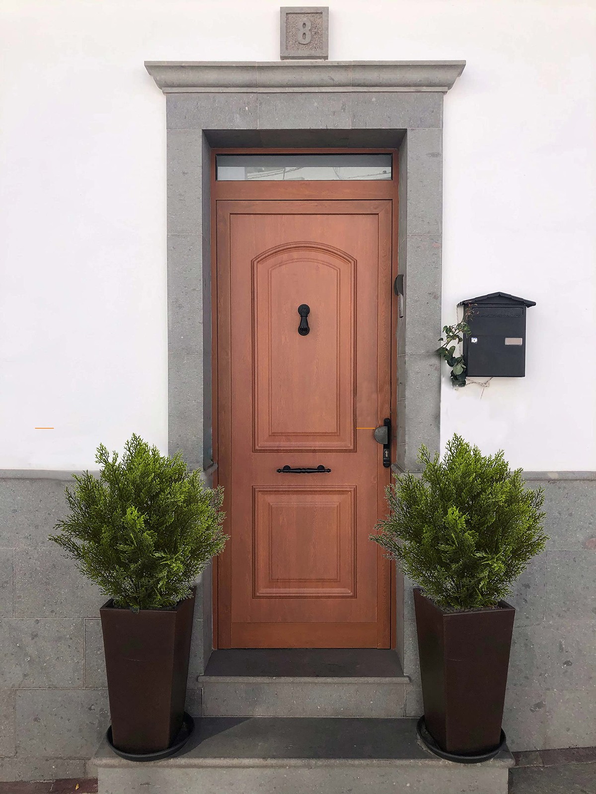 —33Inch/2.6 FT Outdoor Artificial Boxwood Garden Torch Shaped Topiary Tree Ar…