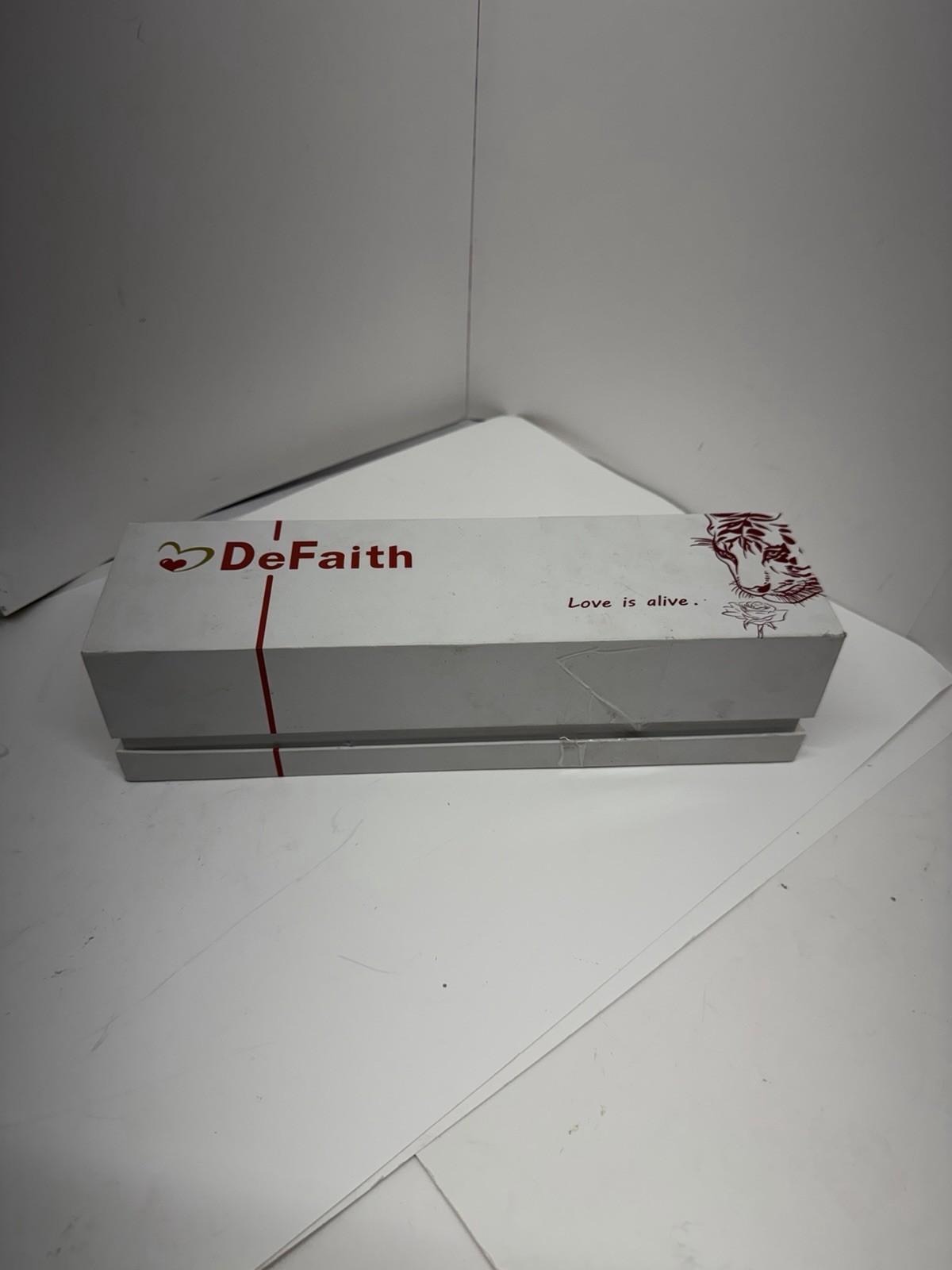 DeFaith 24K Gold Plated Real Rose w/ Gift Box Display Stand & Certificate