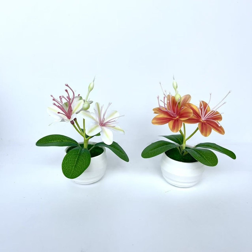 Artificial Jasmine Flower Plant with Flexible Stems for Home Decor Use