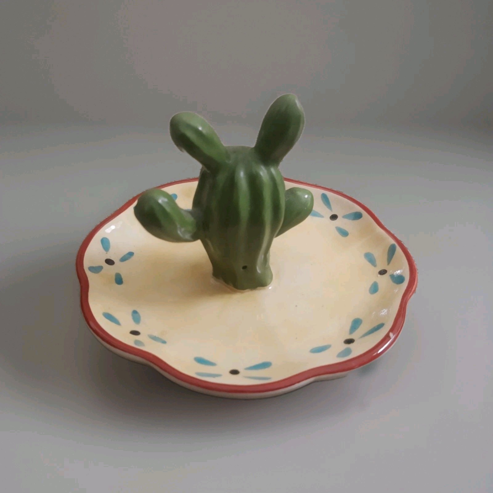 Ceramic Faux Cactus Set – 6 Pc Lot – Southwestern Home Decor