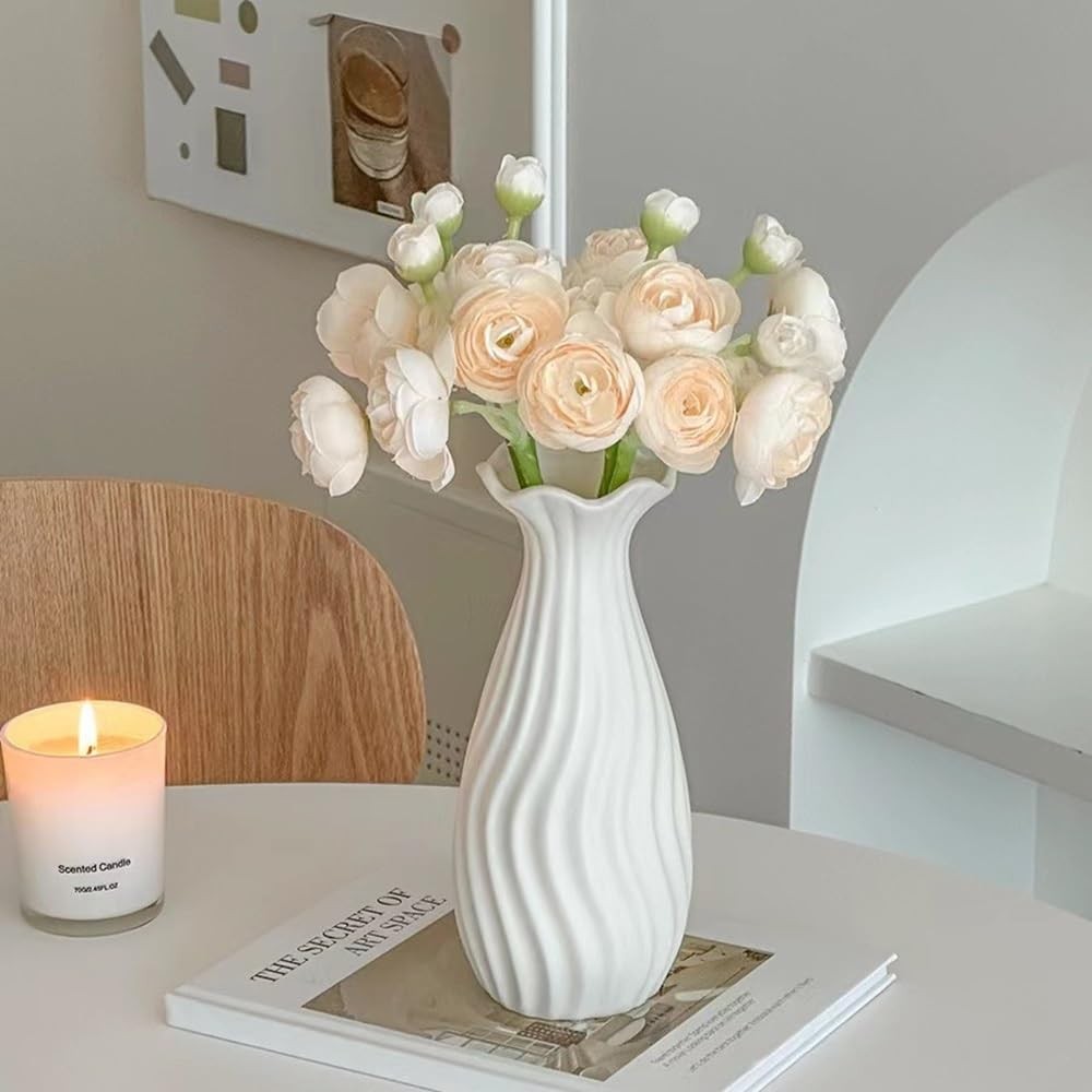 18Pcs Artificial Silk Mini Ranunculus Flowers Wedding Bouquet Filler Home Decor