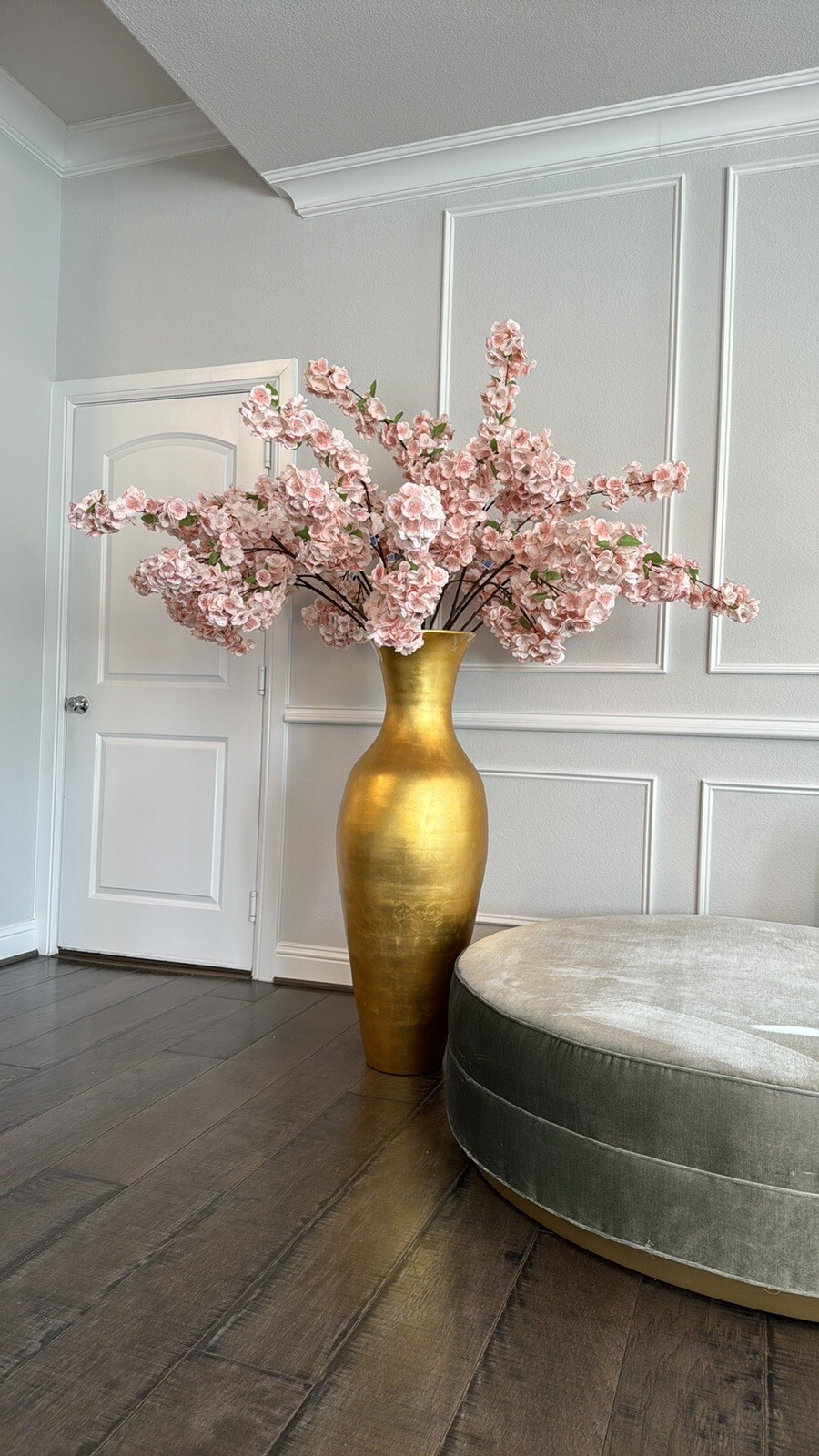 NWT EXTRA LONG CHERRY BLOSSOM STEM EXTRA FULL Faux Flower
