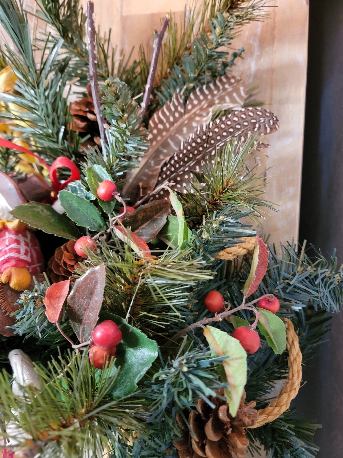Western Cowboy Boot Christmas Tree Pine Tree Santa Holiday Arrangement Farmhouse