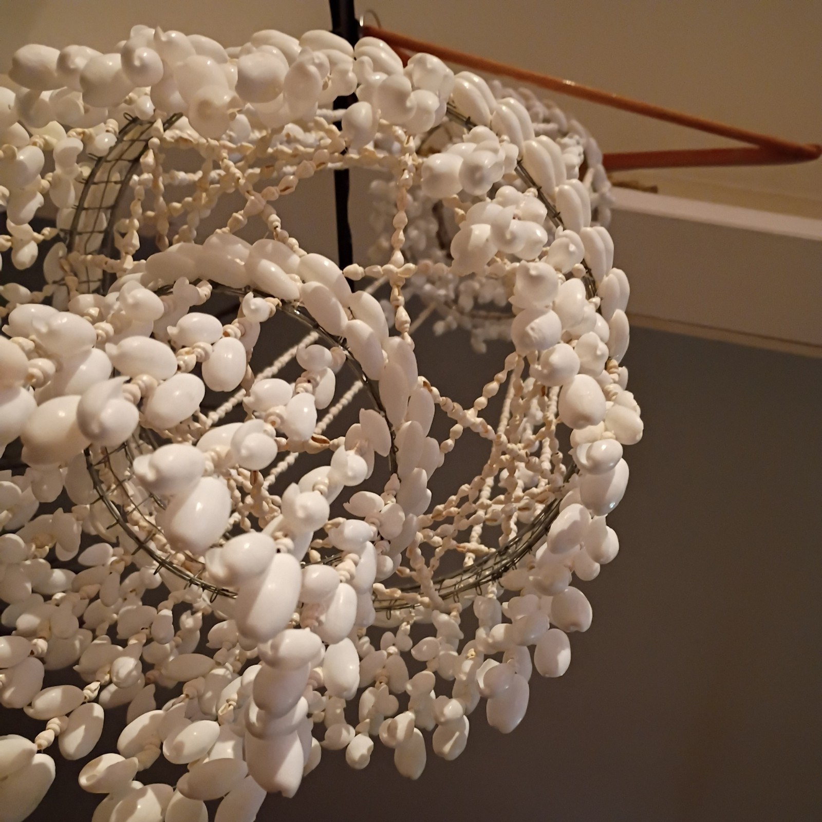 Seashell Plant Holdes White Ivory Color Pretty For Homes