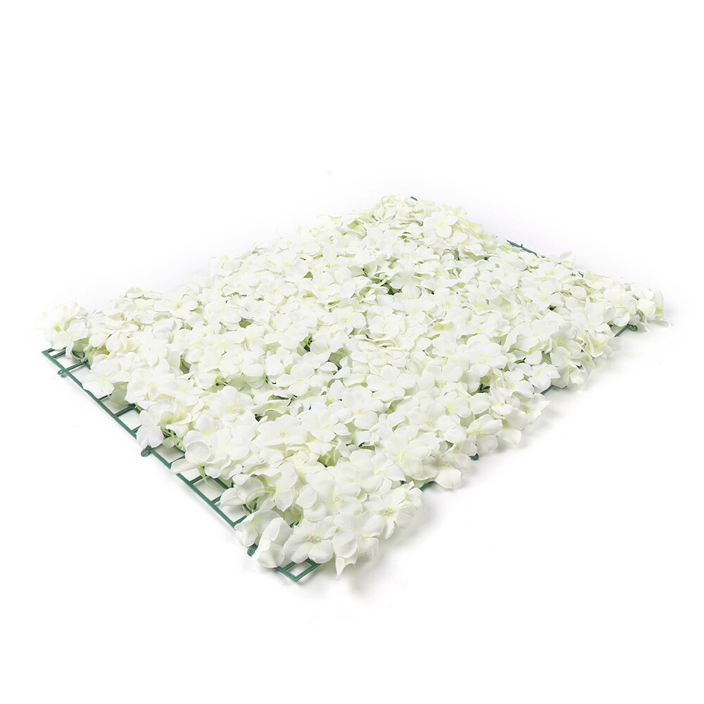 10Pcs Artificial Flower Wall Panel Realistic Flowers Board Wedding Party Decor