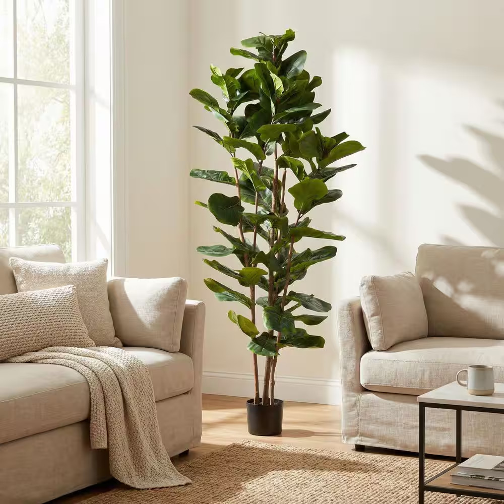 72 In. Artificial Fiddle Leaf Fig Tree