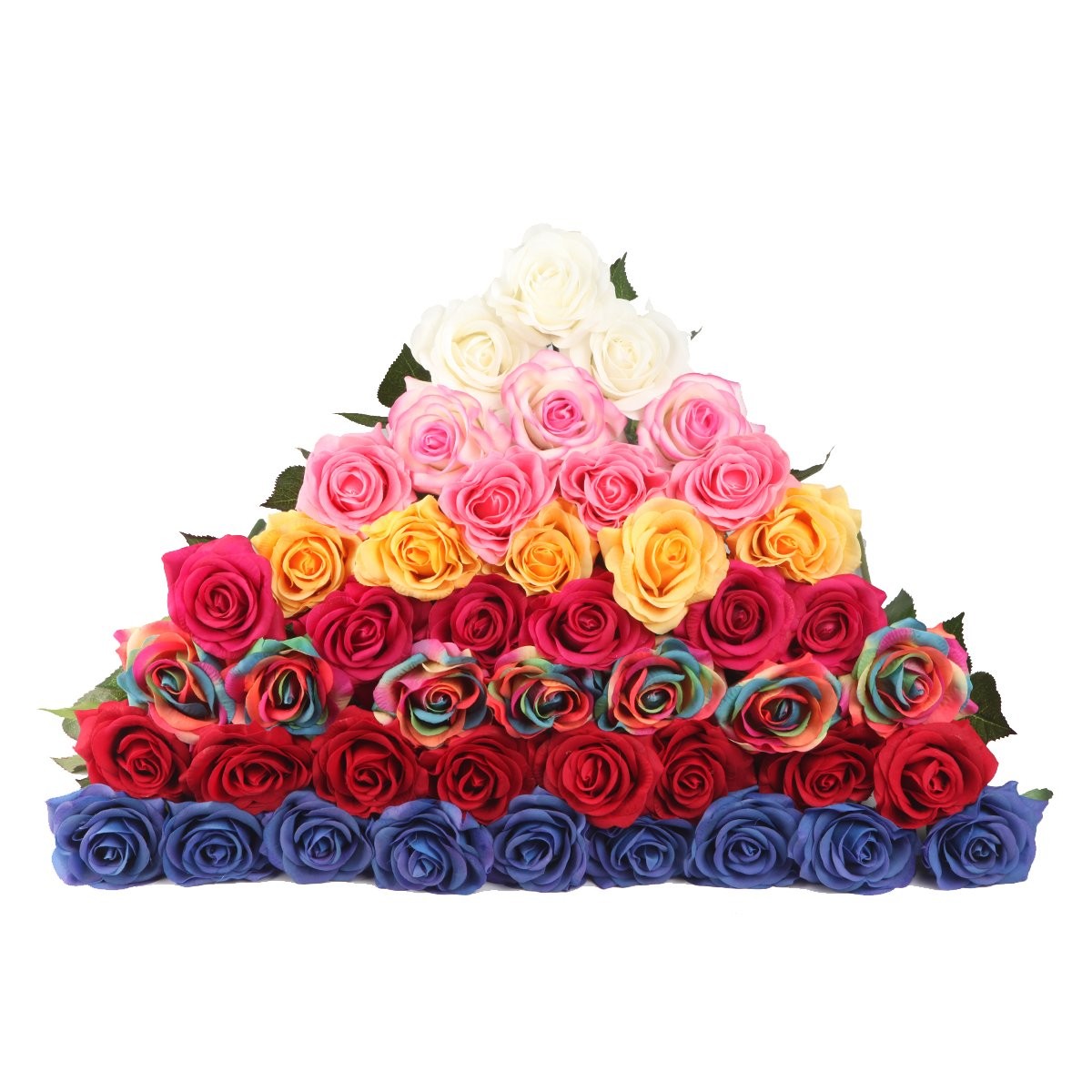 Red Rose Artificial Flowers, 1Pc 17″ Single Red Rose for Valentine’s Mother’s…