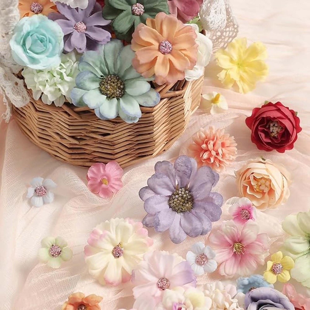 Embellishments Silk Flowers Fabric for buds Suitable For Embellishing