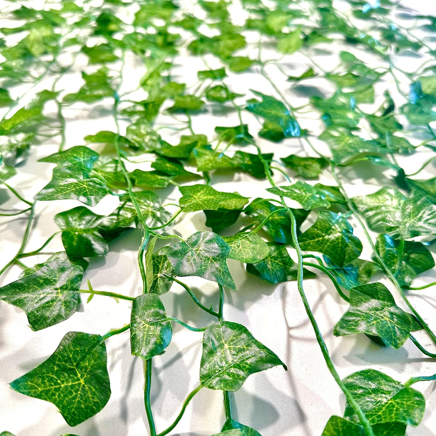 3 Pack (21Ft) Fake Ivy Garland Artificial Fake Vines Leaf Flower Balcony Décor O