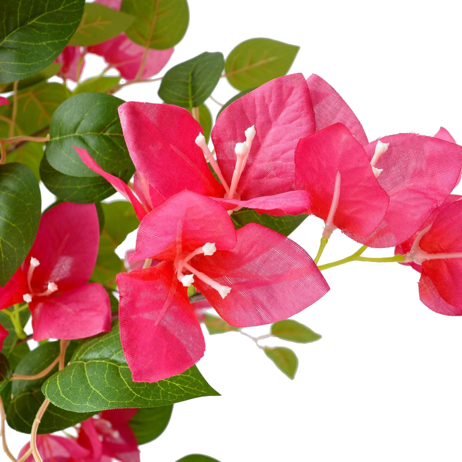 6Ft Faux Bougainvillea Tree in White Planter for Home & Wedding Décor
