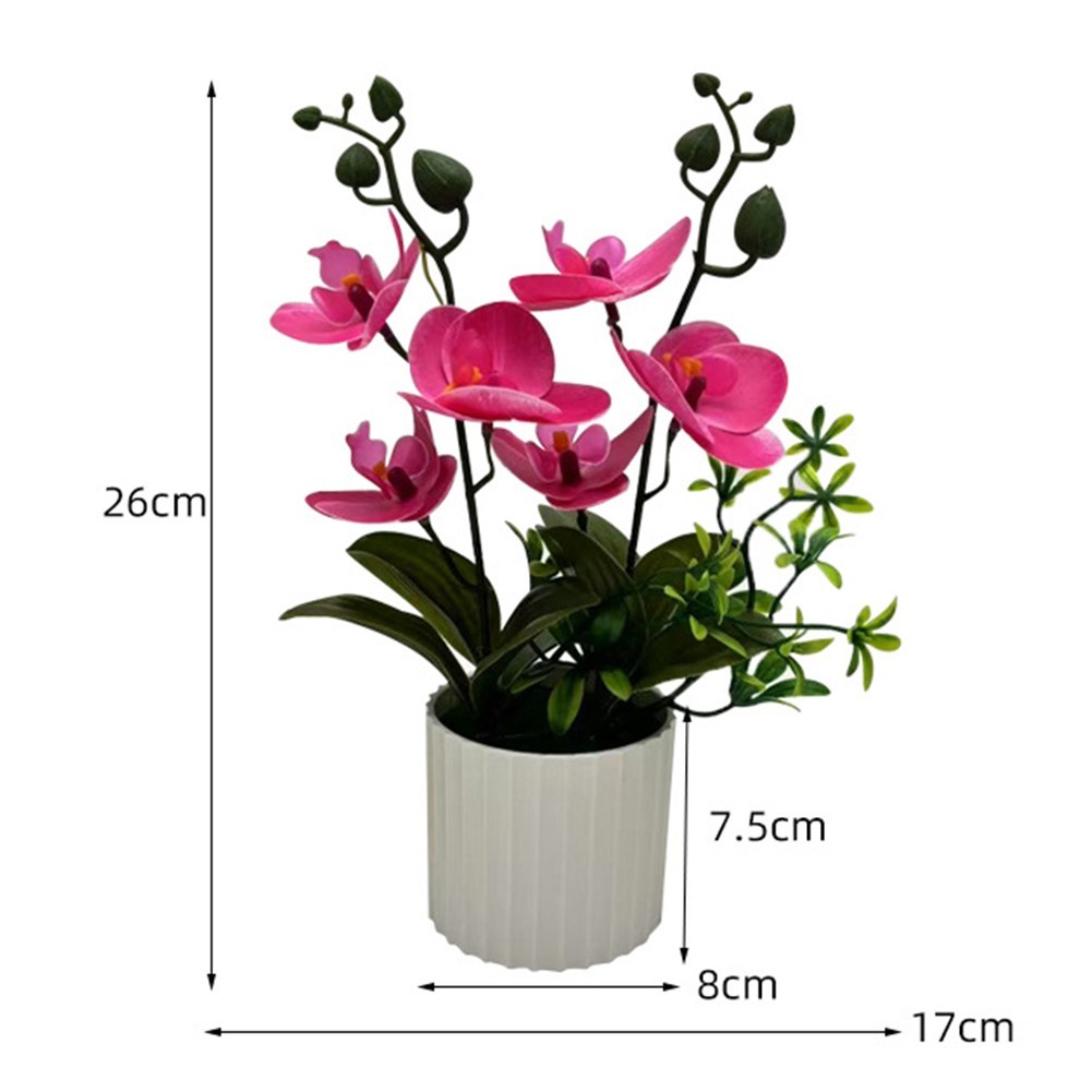 Indoor Decor Artificial Flower Realistic Appearance Synthetic Materials
