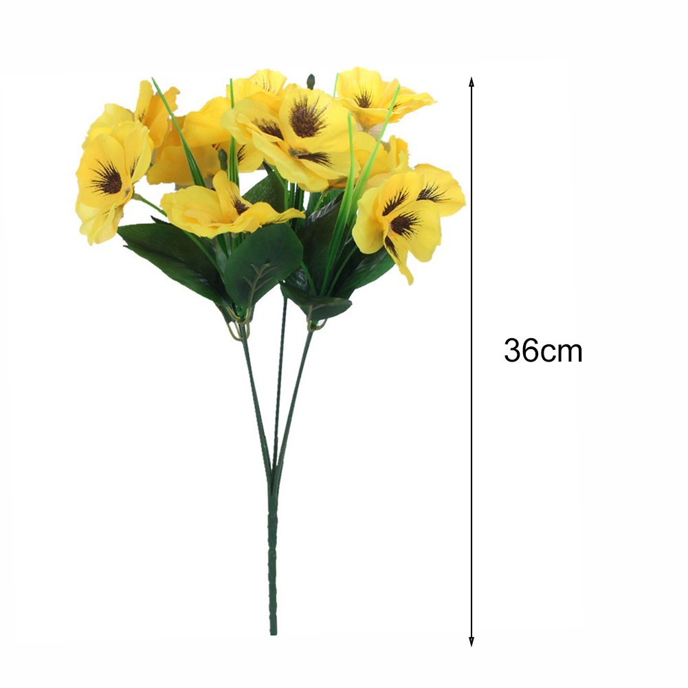 Artificial Pansy Flowers with Bright Colors for Beautiful Arrangements