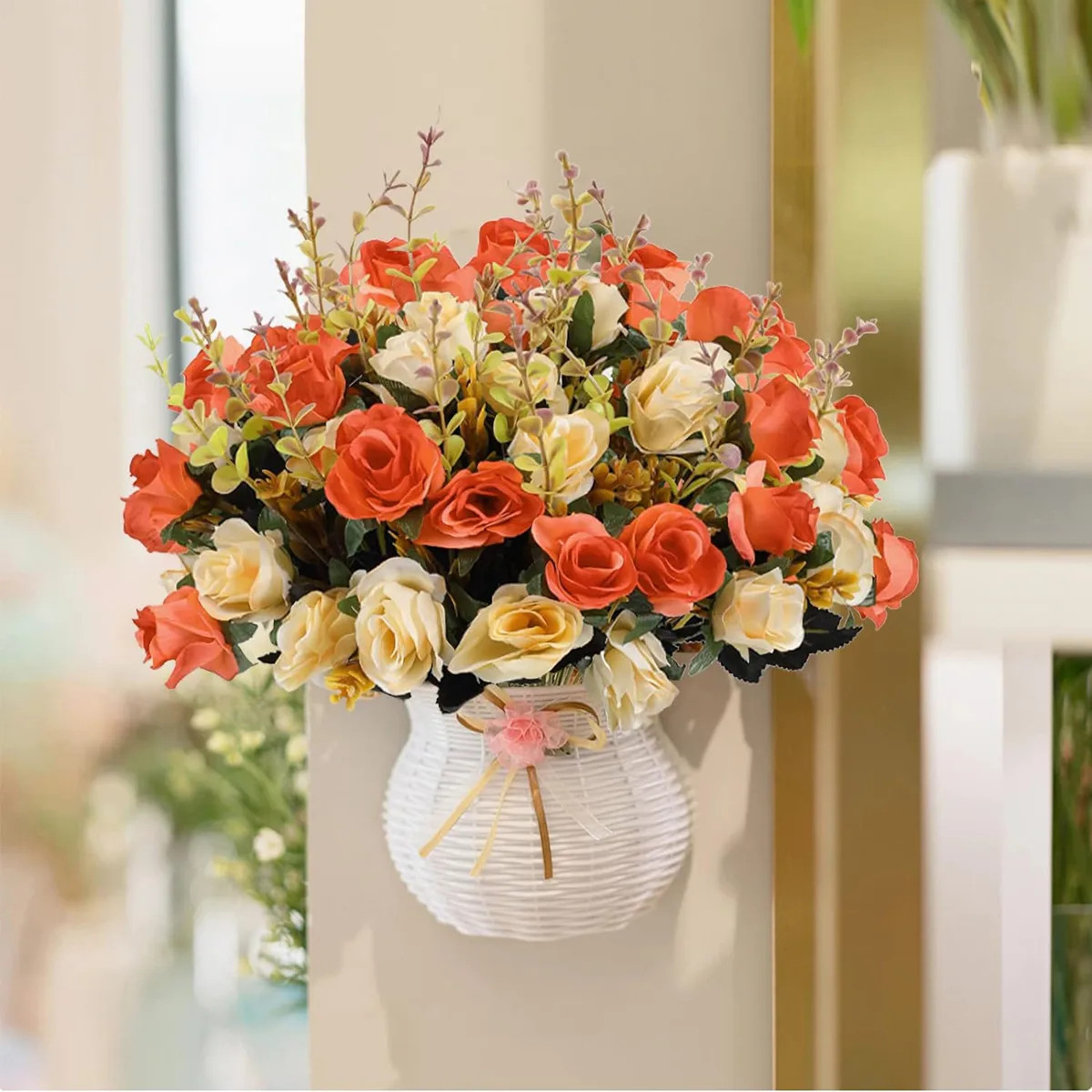 Silk Artificial Rose Flowers Wedding Decoration Bride Bouquet Diy Scrapbooking