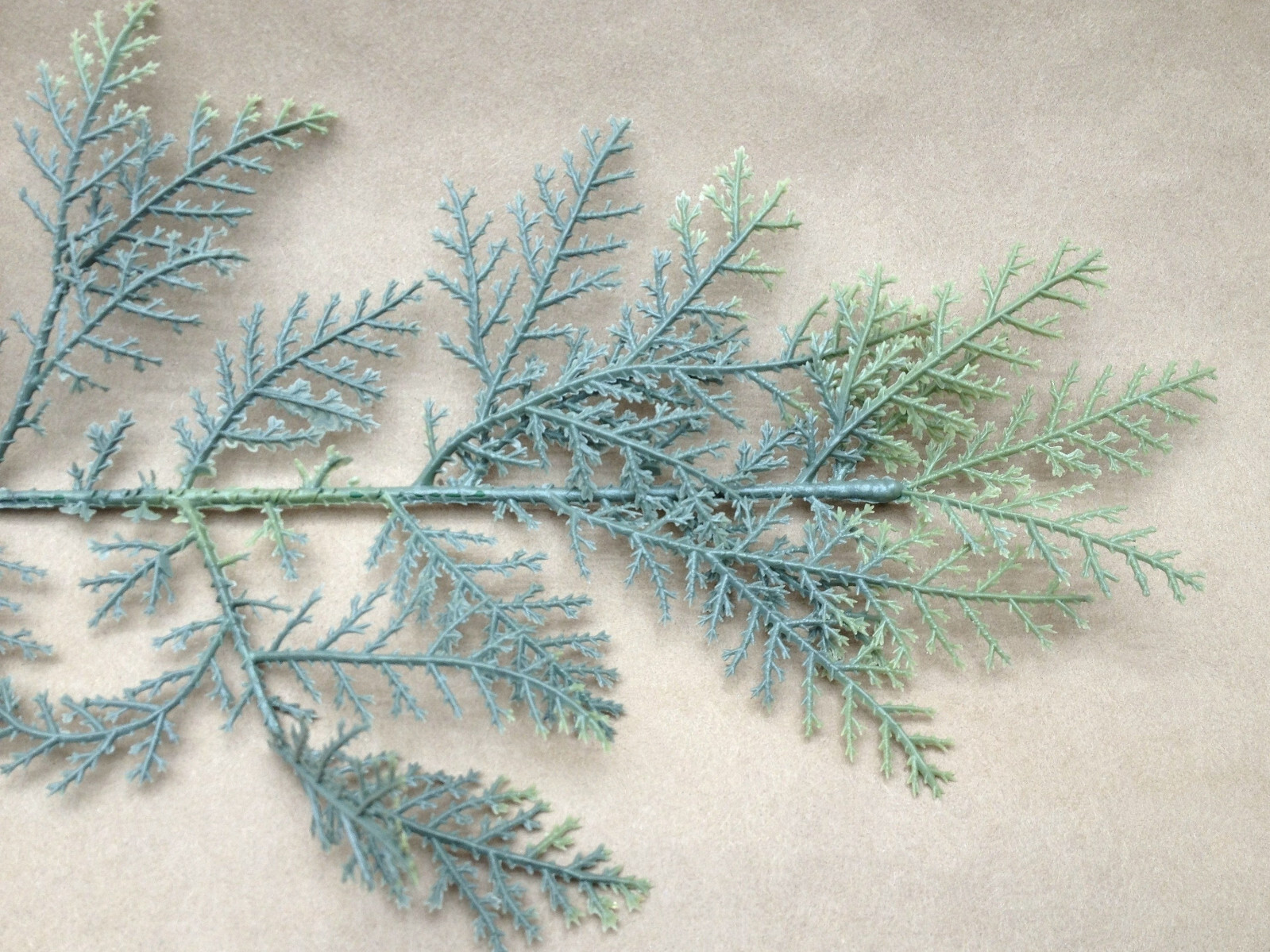 Artificial Faux Sage Color Cedar Pine Stem Pick Branch Spray Filler USA SELLER