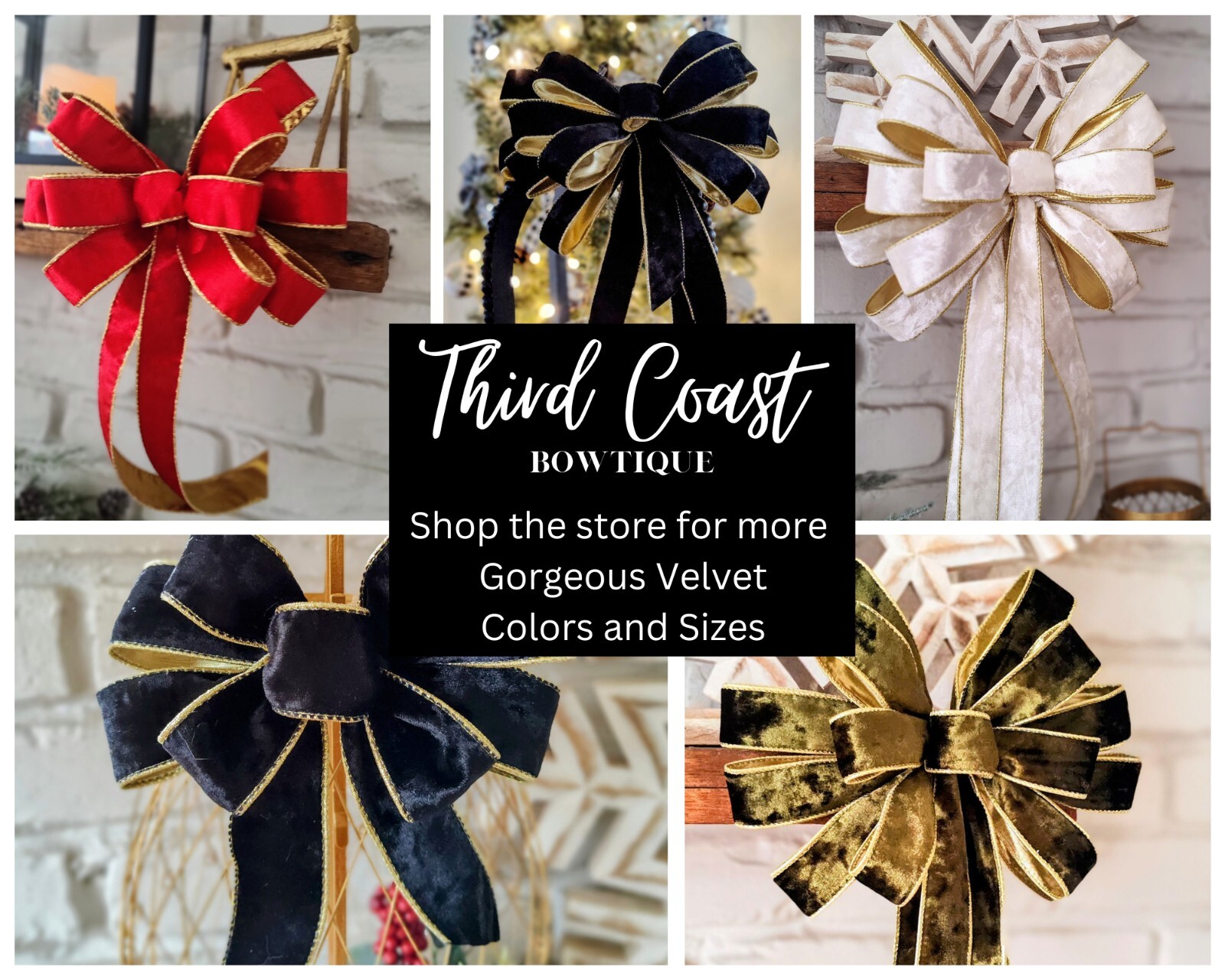 8×8 Sage, Berry, Gold Bow, Lantern Bow, Door Hanger Bow, Wreath or Swag Bow