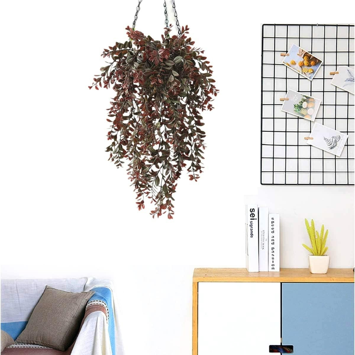 Realistic Fake Ivy Vines – 2 Pack Waterproof Hanging Plants for Events & Home