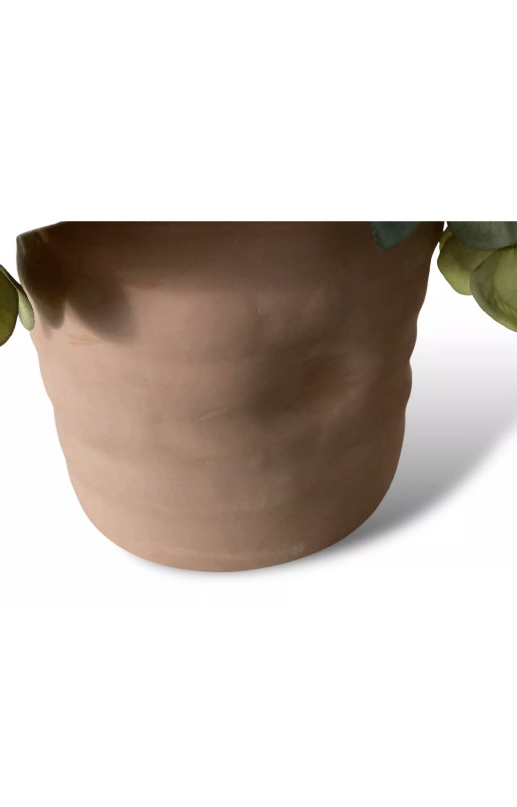 Allen Roth Artificial Hydrangeas Terra Cotta Clay Pots Planters Crumpled Look