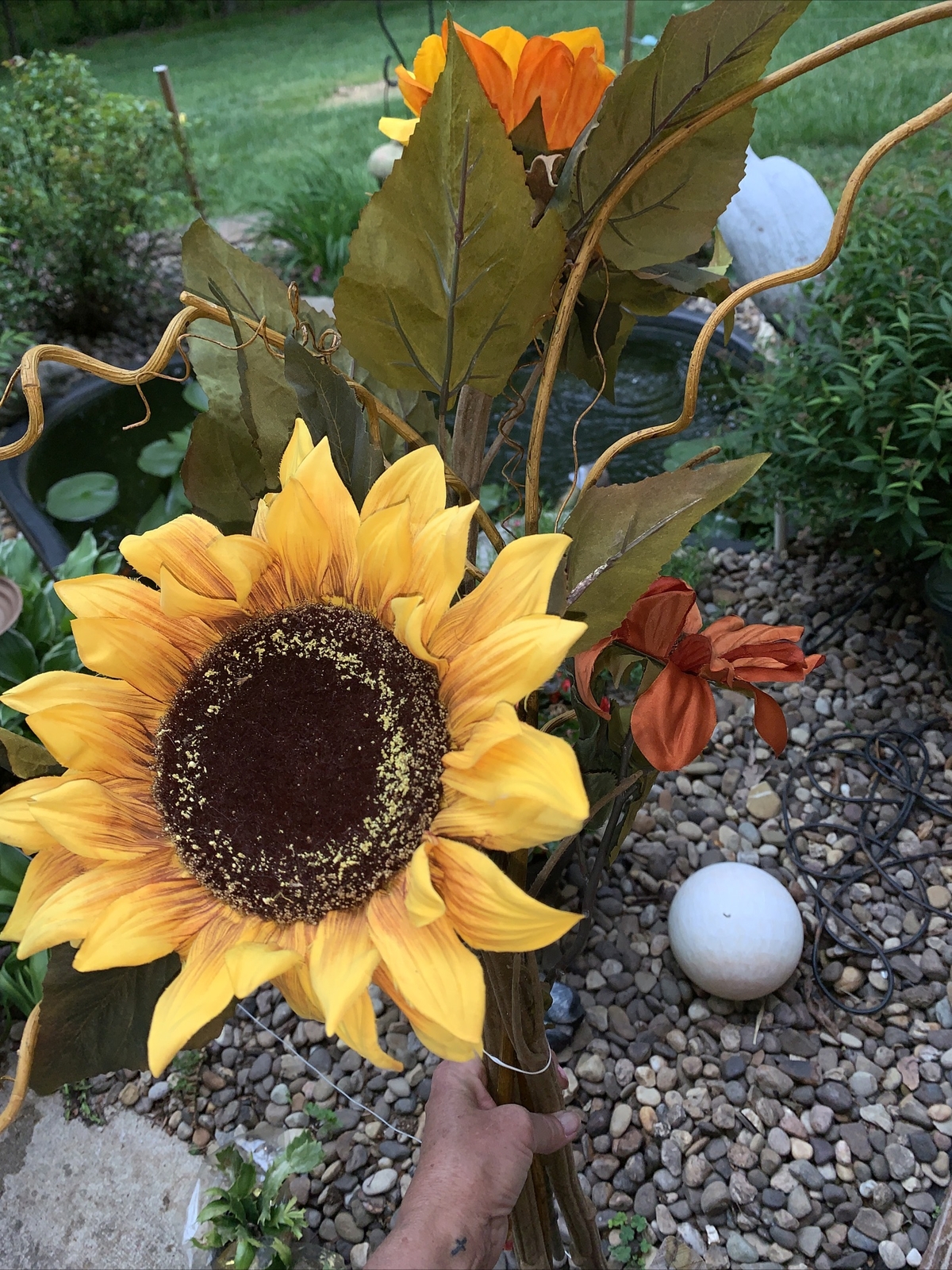 Assortment Long Vase Stem Sunflowers New Used Floral Flowers Lot ❤️tb5m