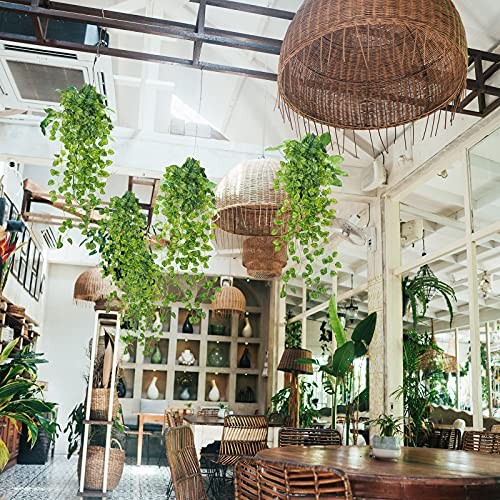 Pcs 3.1ft Artificial Hanging Plants Fake Plants Artificial Ivy 2 Watermelon