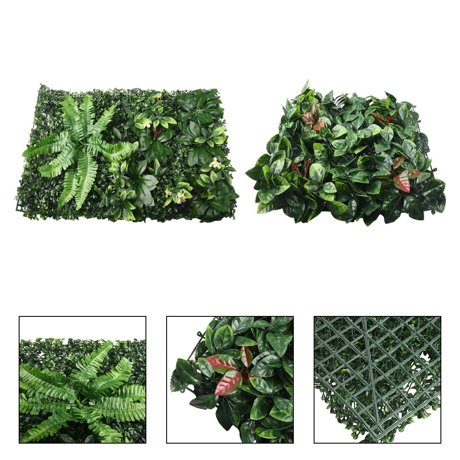 Create a Refreshing Feel with Artificial Green Grass Square Plastic Lawn Plants