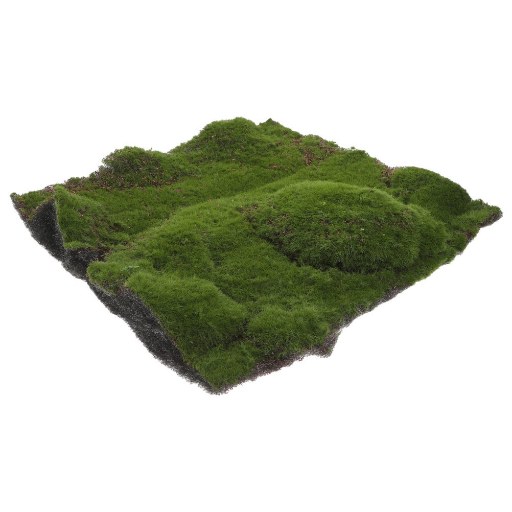 Artificial Moss Mat Decorative Fake Grass Dollhouse Plants Rug for Patio
