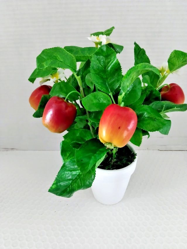 Artificial mini apple tree plant
