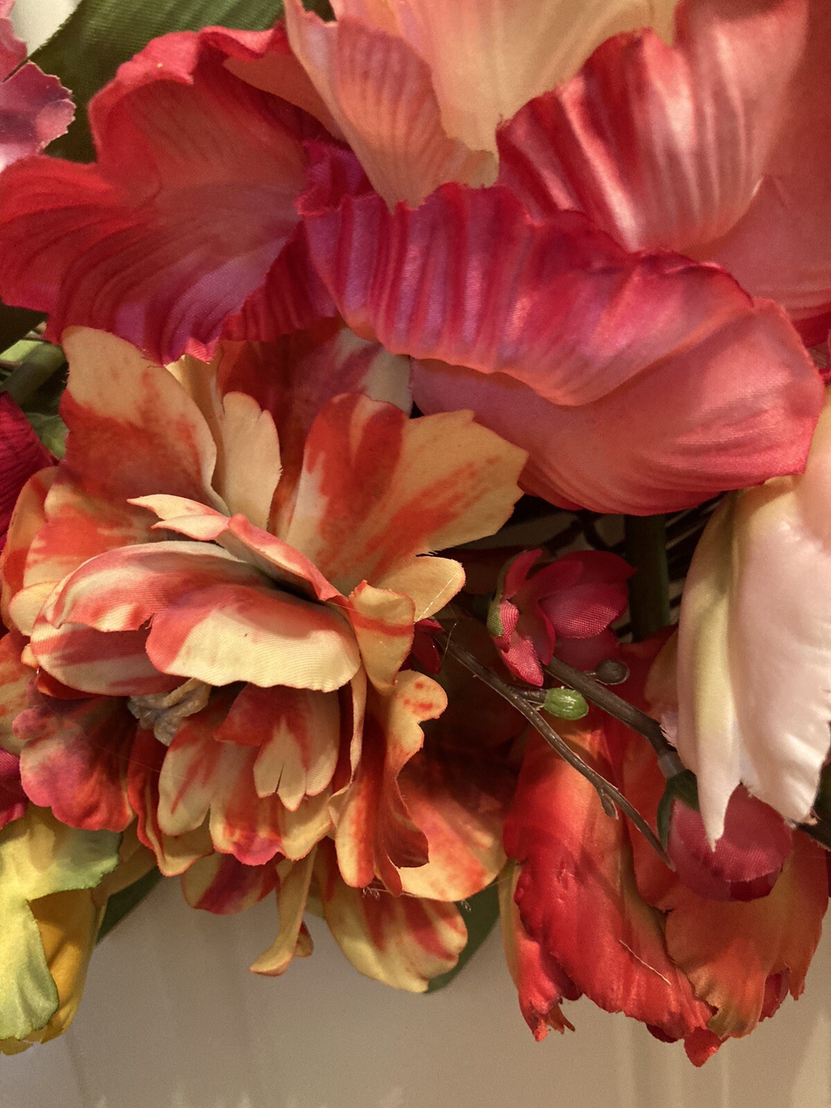 Extravagant And Colorful Tulip Wreath