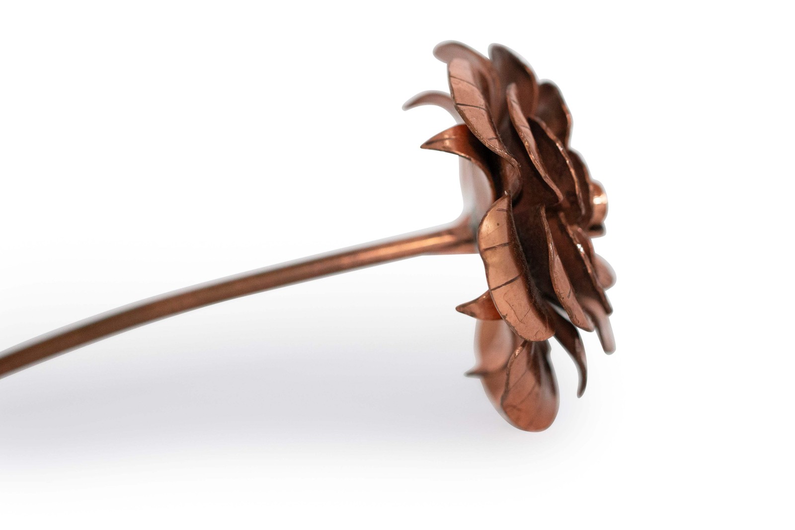Handcrafted Copper Rose