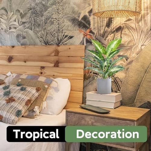 Plantas Artificiales 16 Pulg Tropical Falsas Interior Escritorio Hogar Oficina