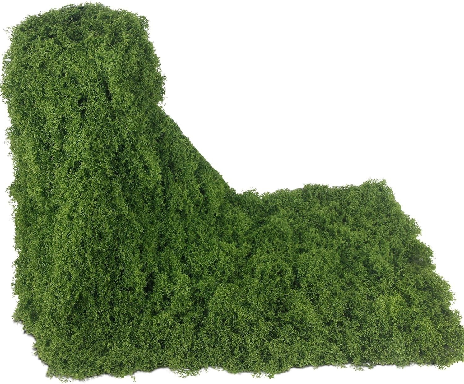 Moss Table Runner Fake Moss Rolls for Decoration 12″ x 79″ Artificial Moss fo…