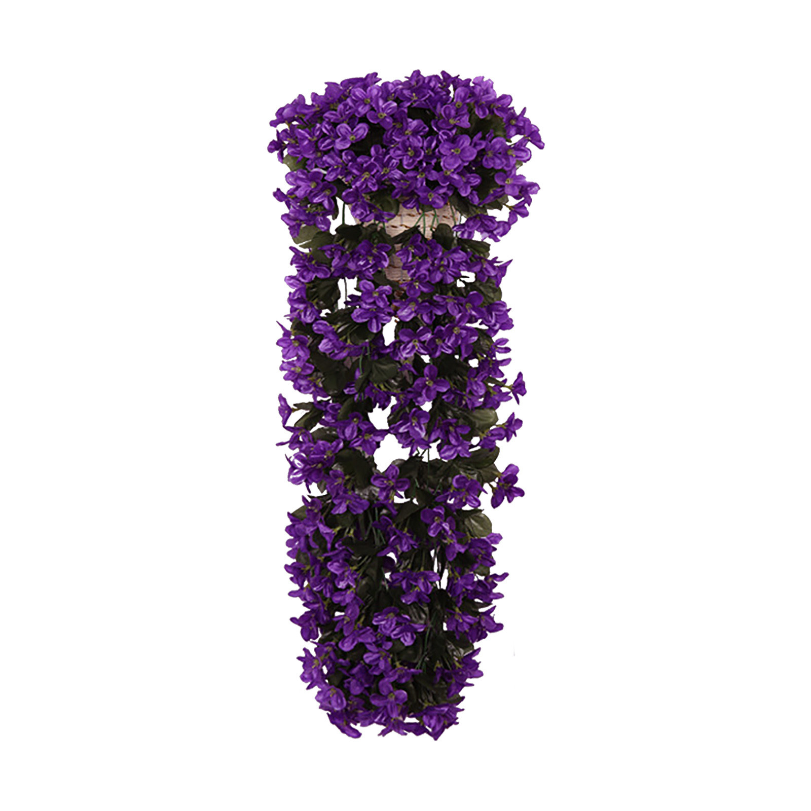 Vivids Artificial Hanging Orchid Bunch Hanging Flowers Artificial Violet Flower
