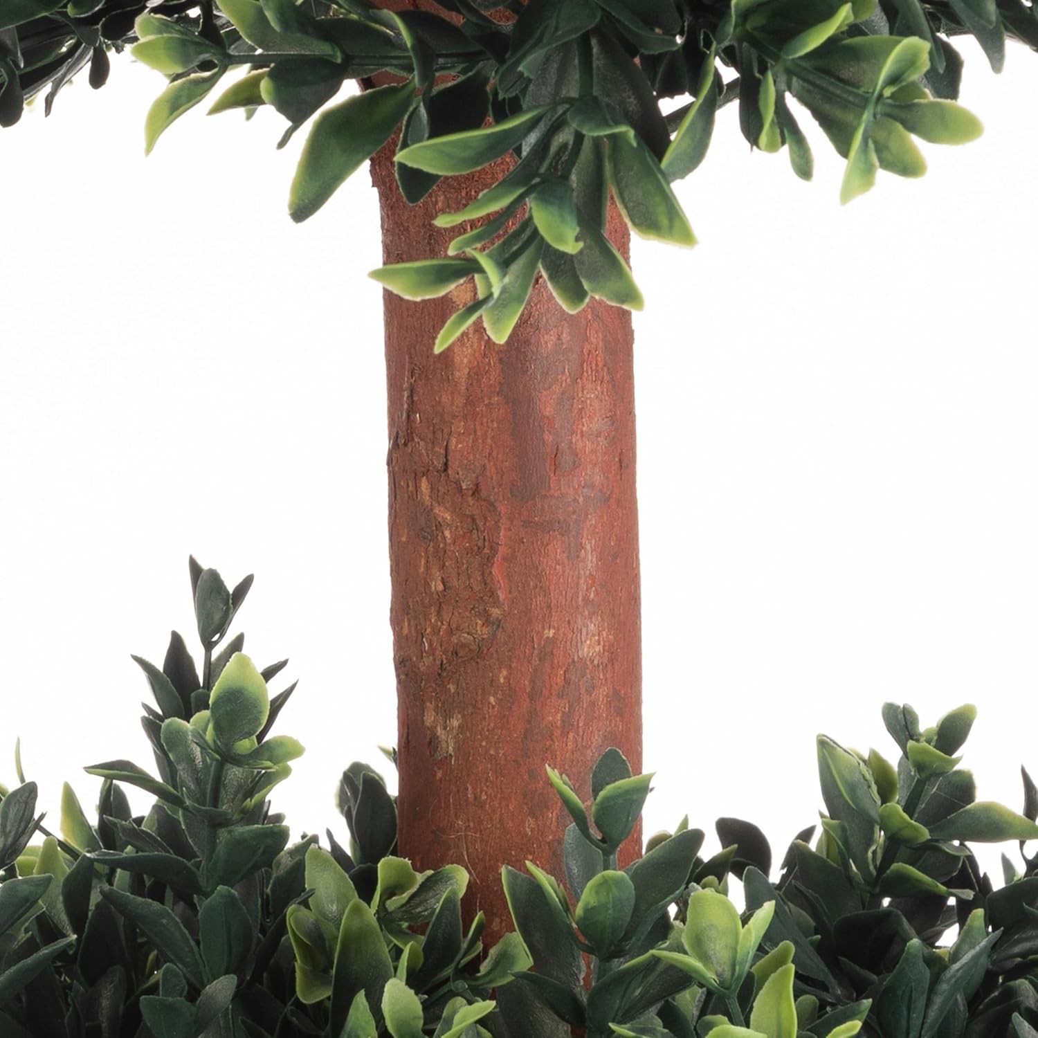 Pure Garden Artificial Tree – 5FT Faux Hedyotis 5ft, Green and Reddish-brown